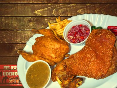 filipino restaurant-taiwan-crispy pata-spring chicken